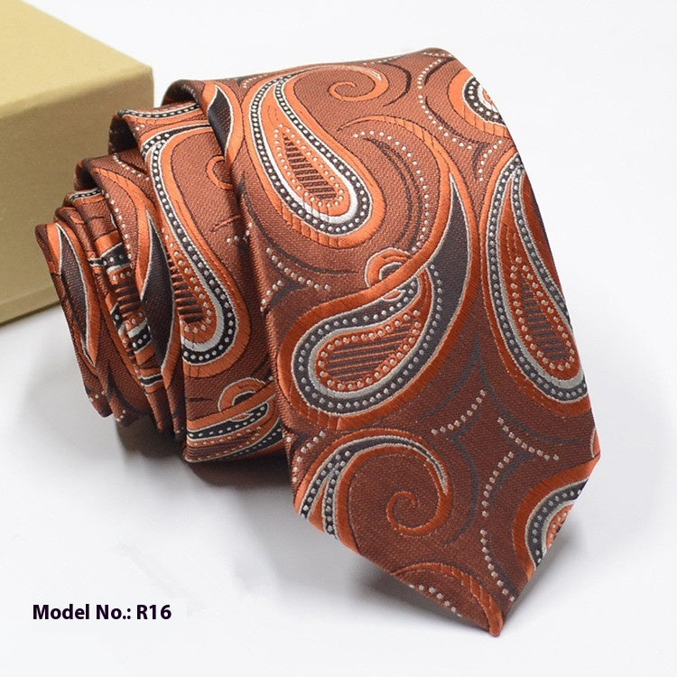 Fashion Exquisite Jacquard Tie Wedding Groom