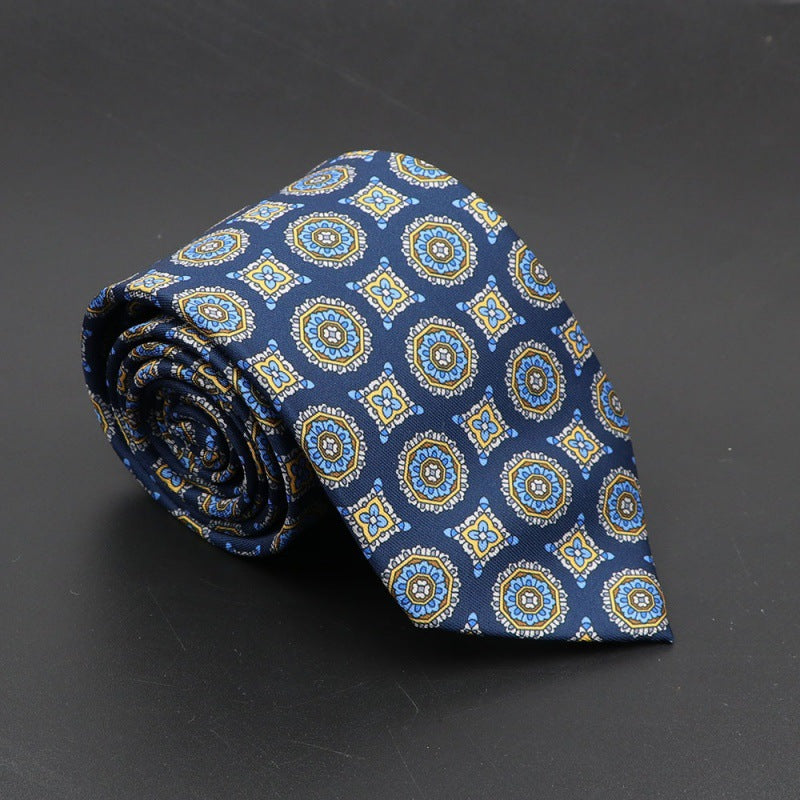 Men's Bohemian Silk 75mm Necktie