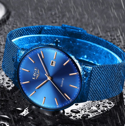Men's Mesh Band Luxury Wristwatch