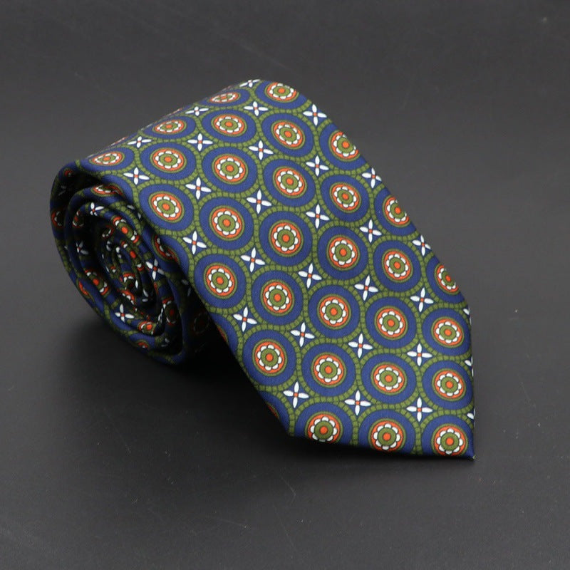 Men's Bohemian Silk 75mm Necktie