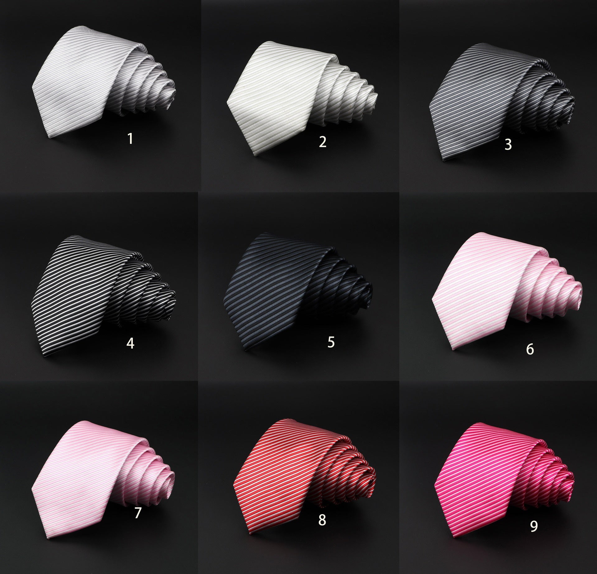 Men's Striped British Gentleman Polyester Fiber Tie