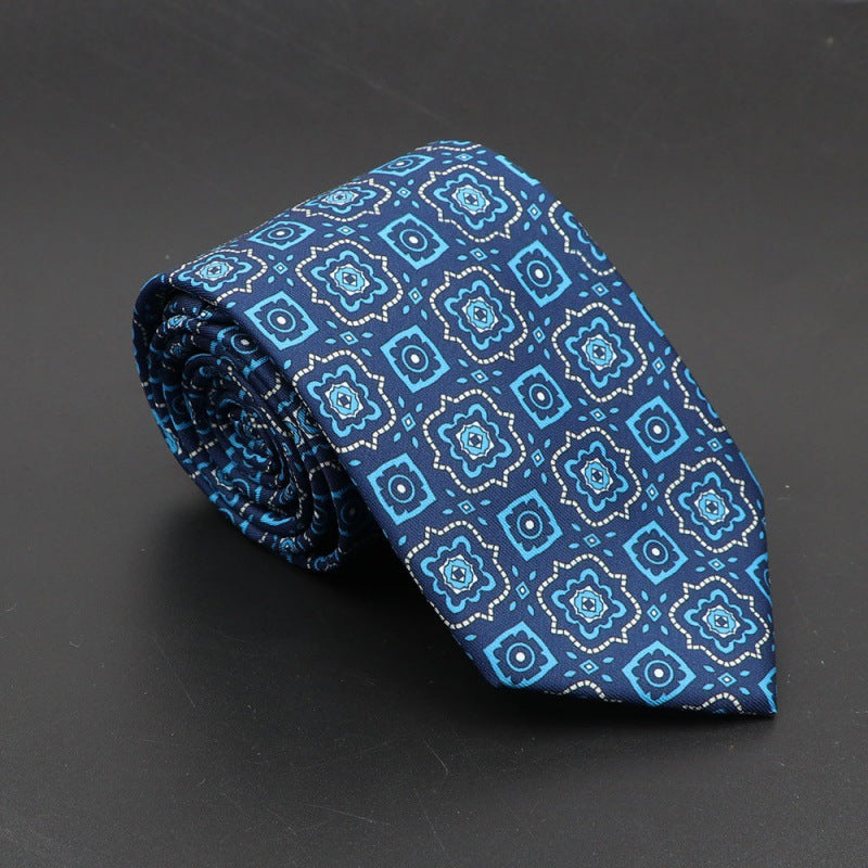 Men's Bohemian Silk 75mm Necktie