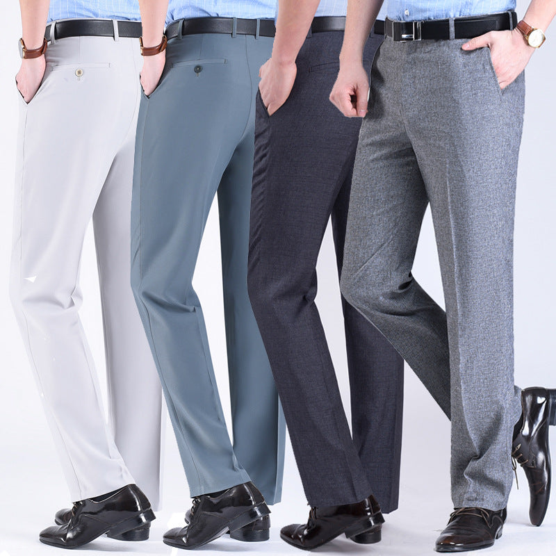 Men's Suit Pants High Waist