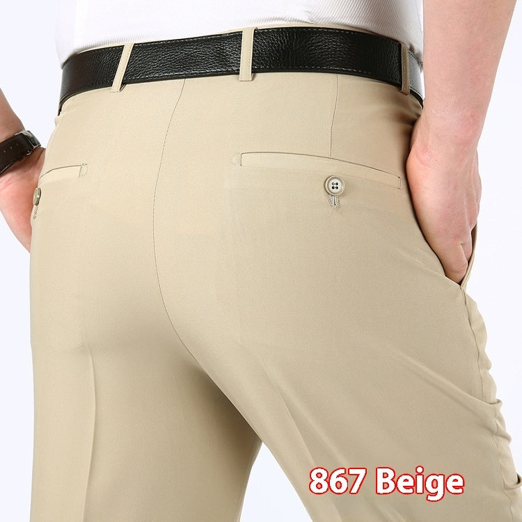 Men's Suit Pants High Waist