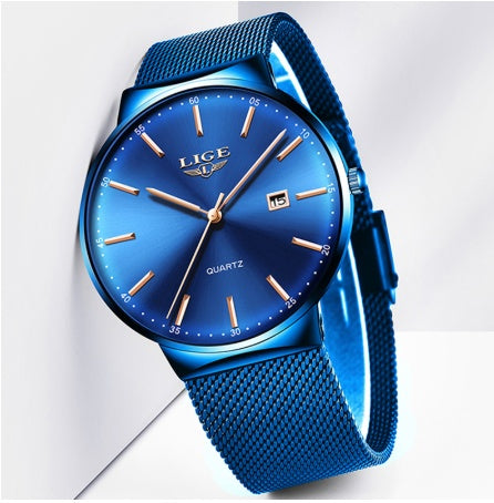 Men's Mesh Band Luxury Wristwatch