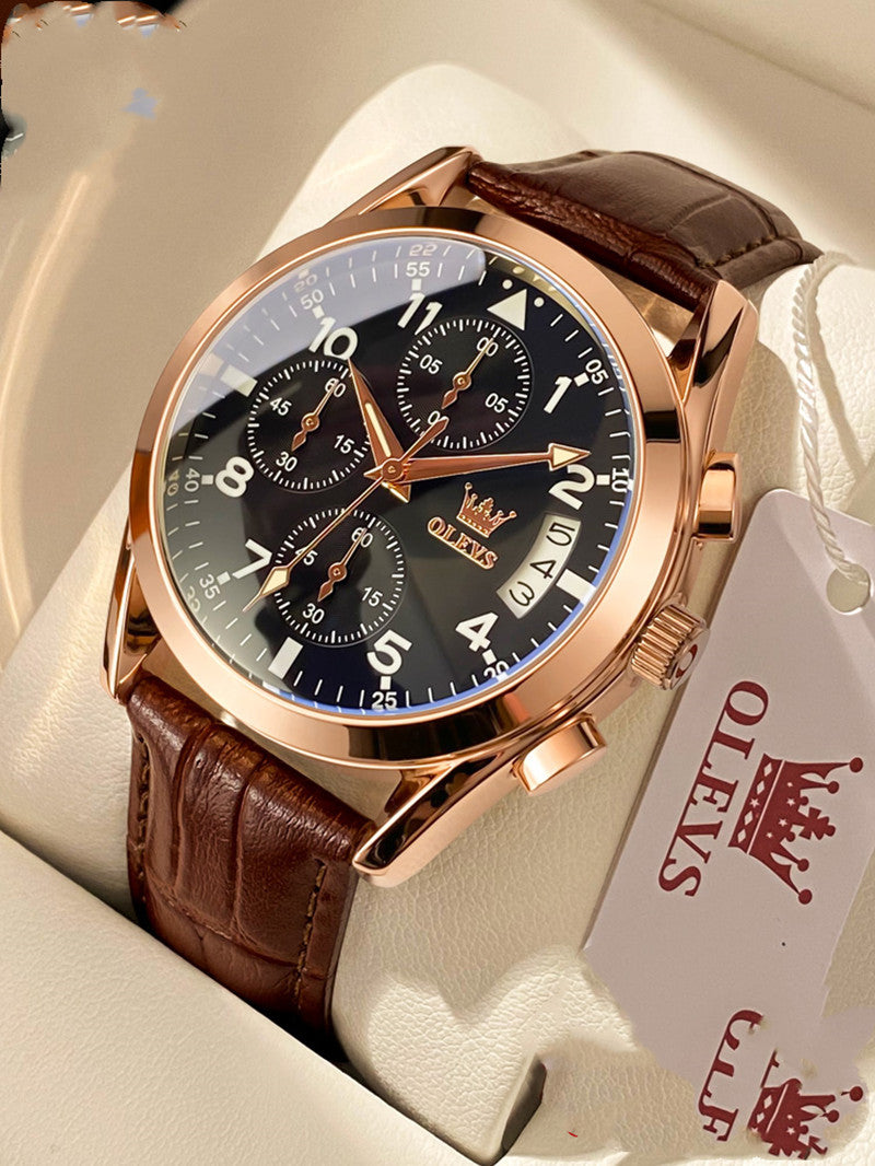 Men's Luxury Waterproof Luminous Quartz Watch