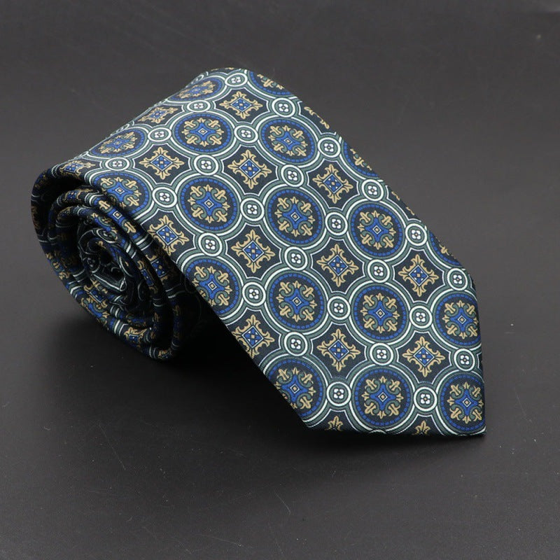 Men's Bohemian Silk 75mm Necktie