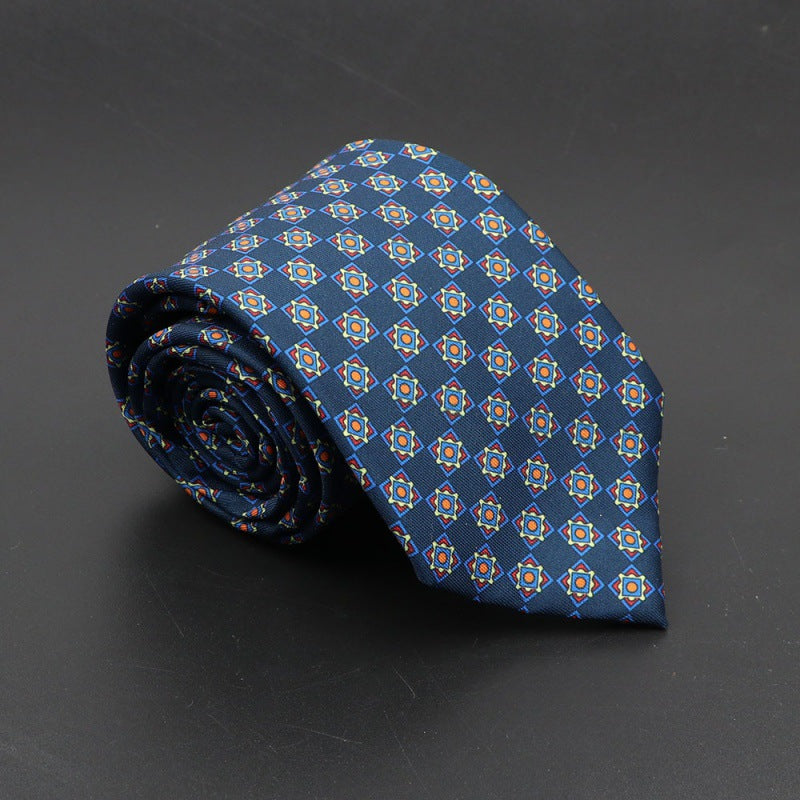 Men's Bohemian Silk 75mm Necktie