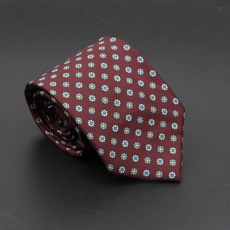 Men's Bohemian Silk 75mm Necktie