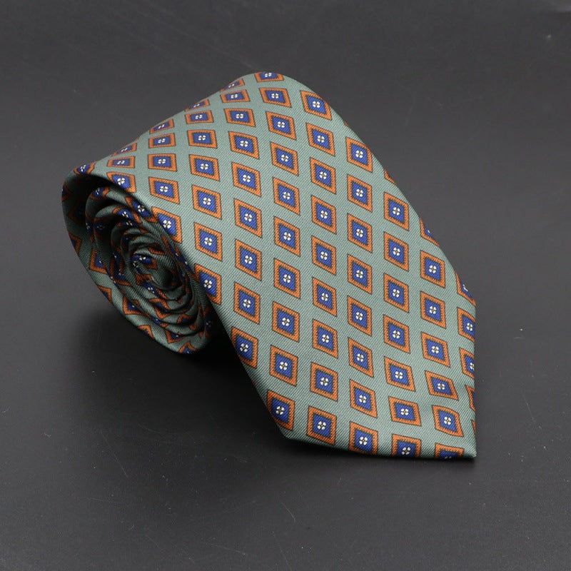 Men's Bohemian Silk 75mm Necktie
