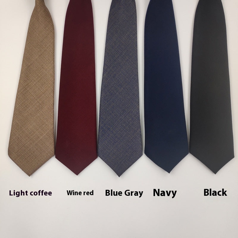 Solid Color Men's Tie