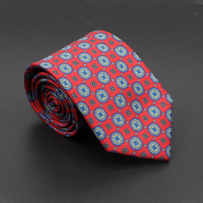 Men's Bohemian Silk 75mm Necktie