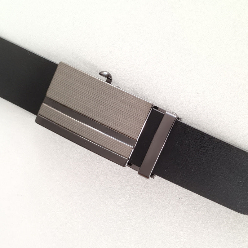 Automatic Buckle Toothless Men's Belt