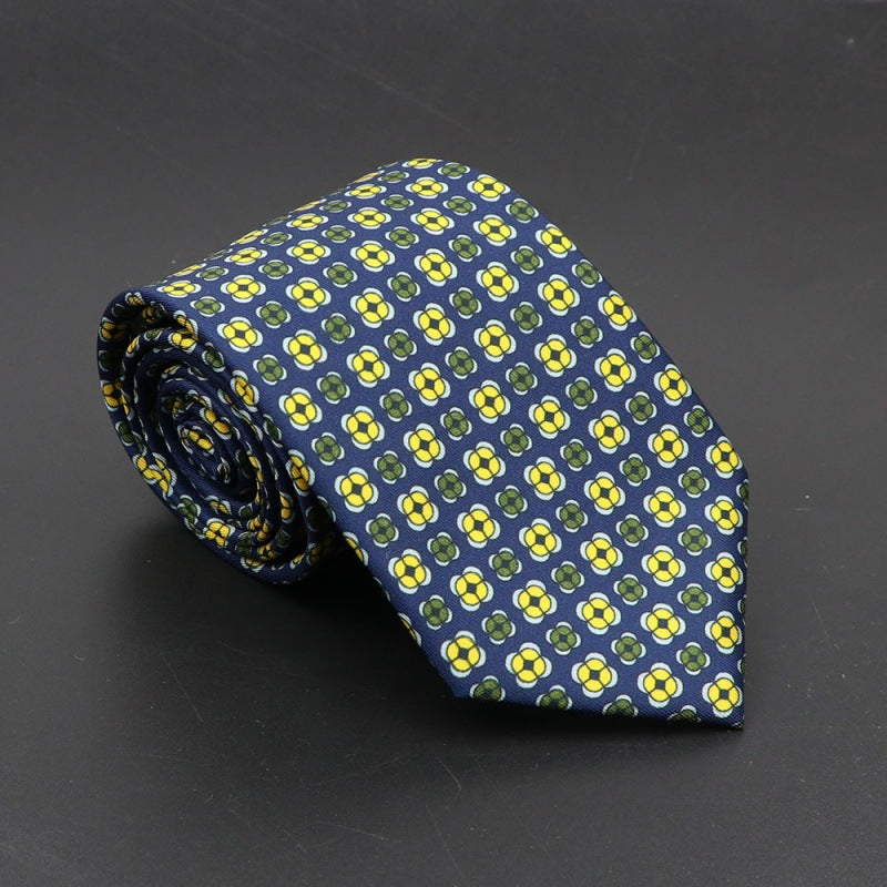 Men's Bohemian Silk 75mm Necktie