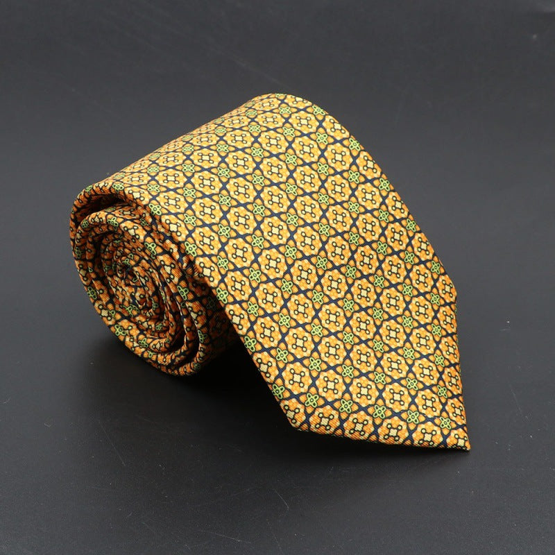 Men's Bohemian Silk 75mm Necktie