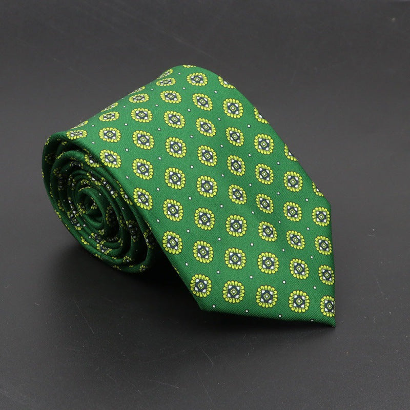 Men's Bohemian Silk 75mm Necktie