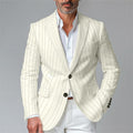 Men's Single Row Two Button Plaid Blazer