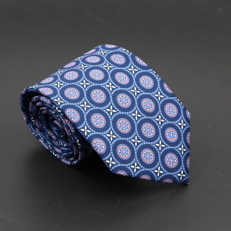 Men's Bohemian Silk 75mm Necktie