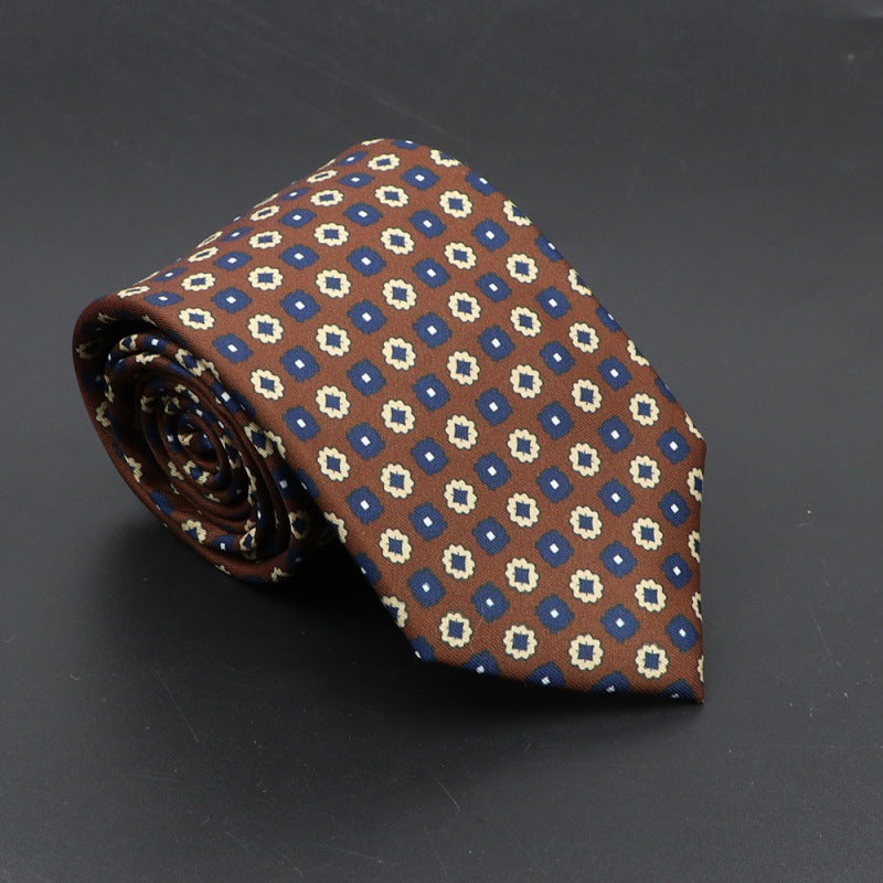 Men's Bohemian Silk 75mm Necktie