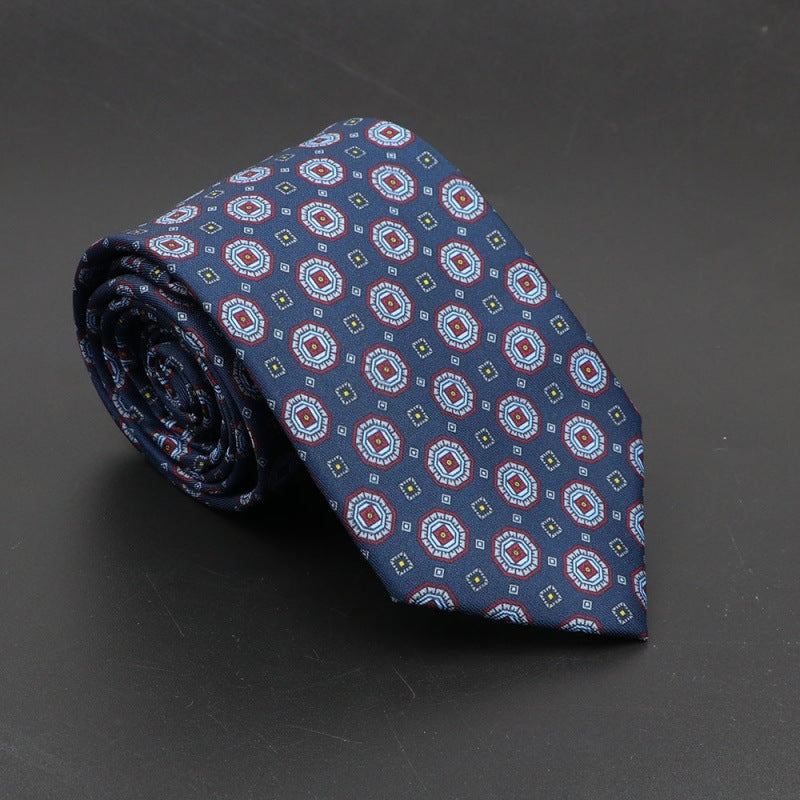 Men's Bohemian Silk 75mm Necktie