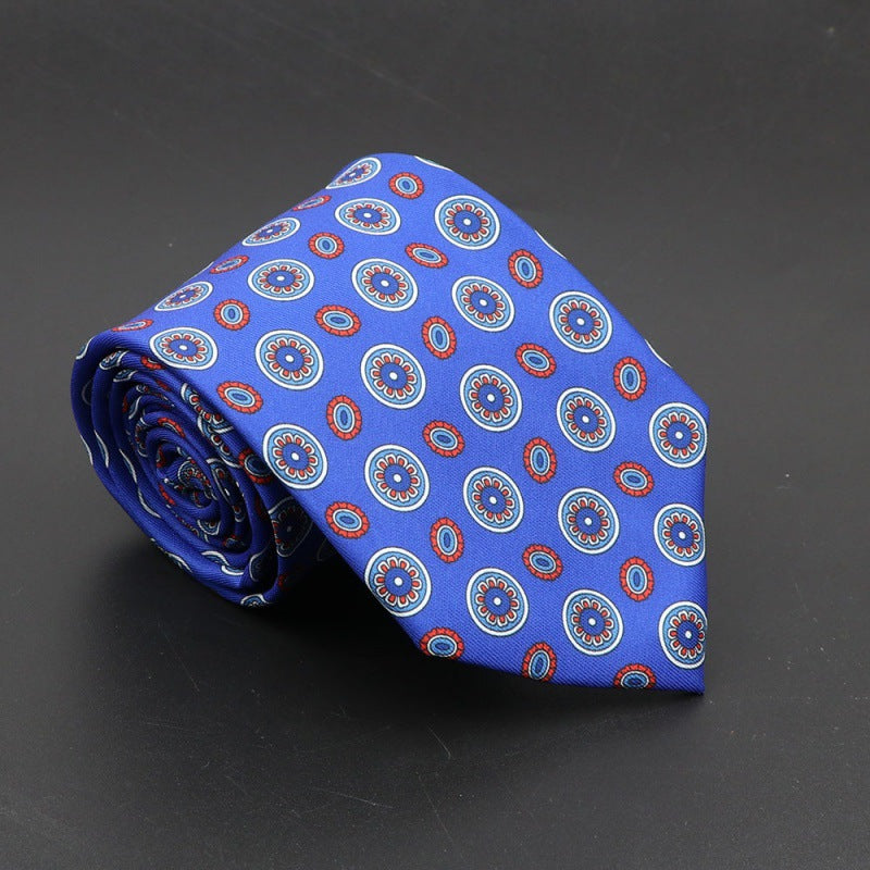 Men's Bohemian Silk 75mm Necktie
