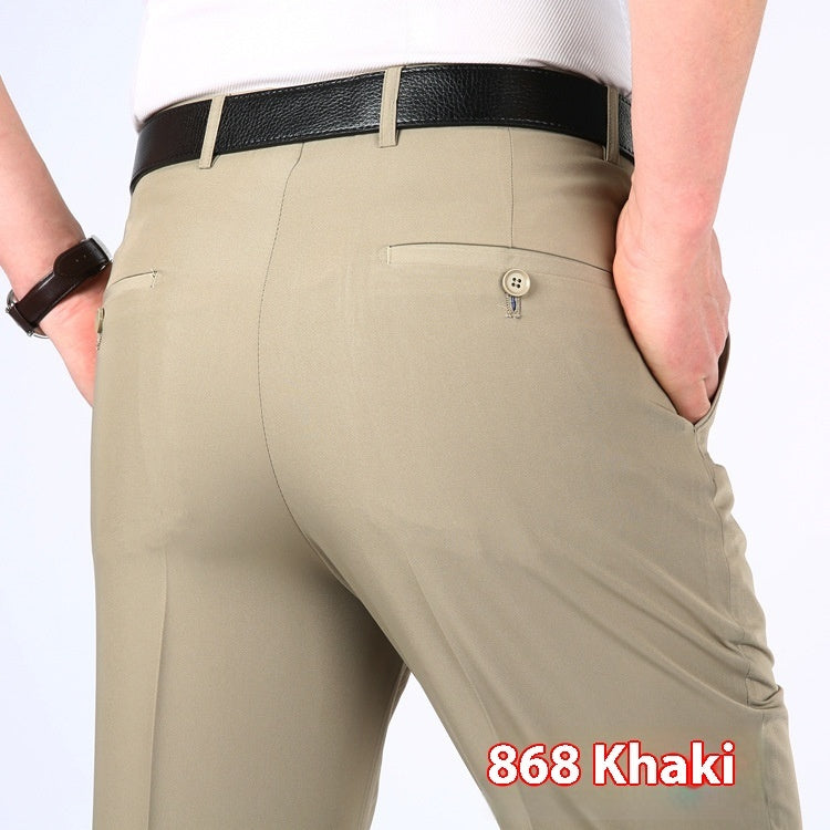 Men's Suit Pants High Waist
