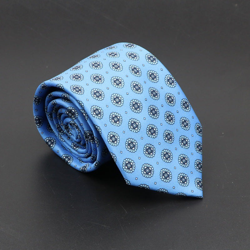 Men's Bohemian Silk 75mm Necktie