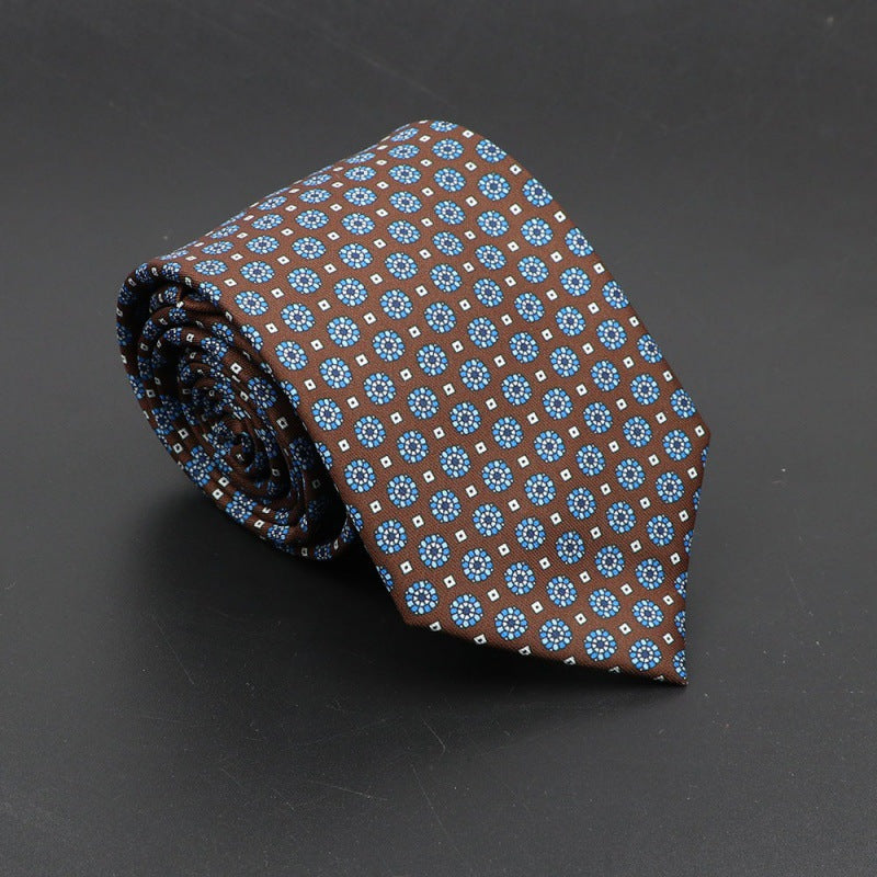 Men's Bohemian Silk 75mm Necktie