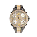 Full Diamond Large Dial Wristwatch