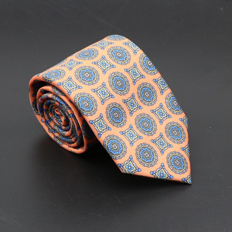 Men's Bohemian Silk 75mm Necktie