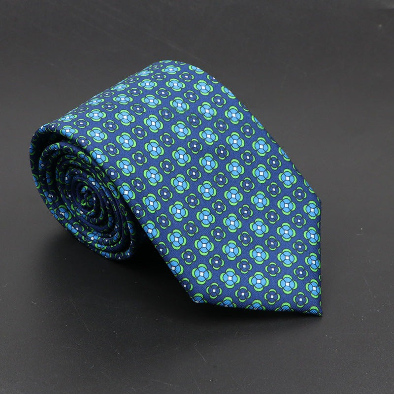Men's Bohemian Silk 75mm Necktie