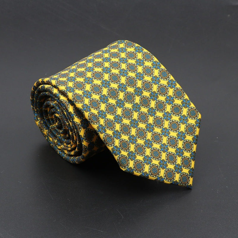 Men's Bohemian Silk 75mm Necktie