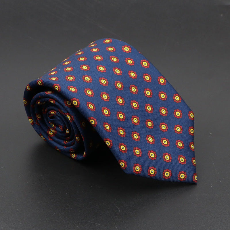 Men's Bohemian Silk 75mm Necktie